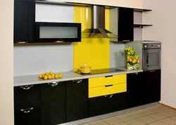 Кухня Черно Желтая Фото
