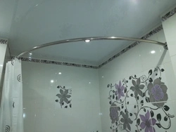 Cornice In The Bathroom With A Suspended Ceiling Photo