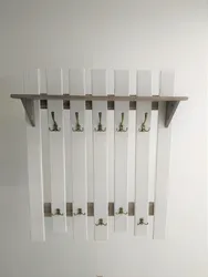 Ағаштан жасалған дәлізге арналған DIY ілгіштері