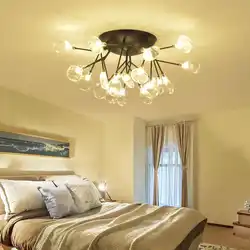 Photo Of A Chandelier In The Bedroom For A Tensioner