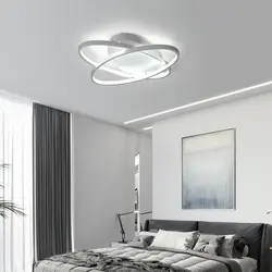 Photo of a chandelier in the bedroom for a tensioner