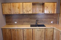 DIY wooden kitchens at home with photos