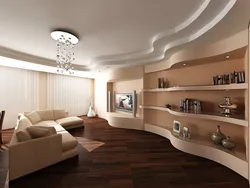 Beautiful plasterboard ceilings photo for the living room