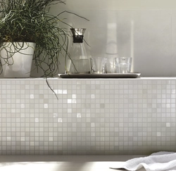 White Mosaic Bathroom Design