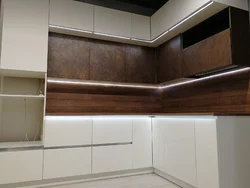 LED Lighting In The Kitchen Interior Photo