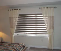 Roman blinds for the bedroom photo