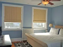 Roman blinds for the bedroom photo