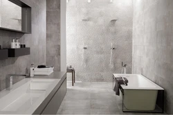 60 by 60 tiles in the bathroom interior