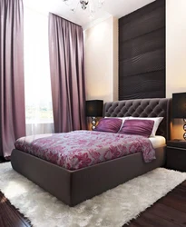 Bedroom Design With Purple Bed