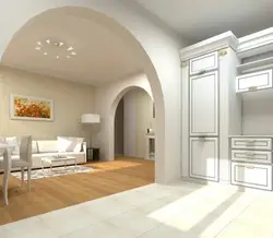 Kitchen arch drywall design