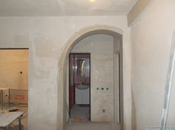 Kitchen Arch Drywall Design