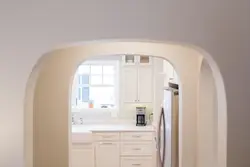 Kitchen arch drywall design