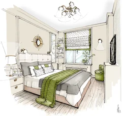 Bedroom design according to apartment layout