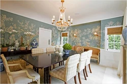 Wallpaper for kitchen dining room photo