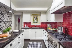 Kitchen Design With White Tiles