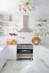 Kitchen Design With White Tiles
