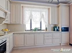 Classic kitchen with window photo