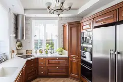 Classic kitchen with window photo