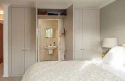 Bedroom design with bathroom