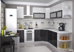 Gray kitchen units for a small kitchen photo