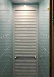 Photo of roller shutters in the bathroom