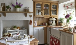 Small country kitchen interior