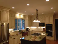 Spotlights In The Kitchen Interior