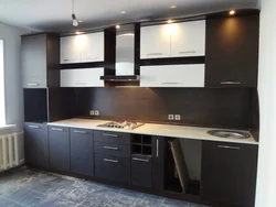 Photo of a 4 meter long kitchen