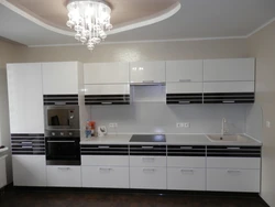 Photo of a 4 meter long kitchen