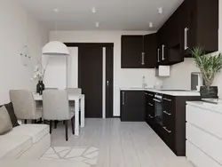 Kitchen interior design 15 sq.m.