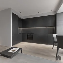 Living room graphite in the interior