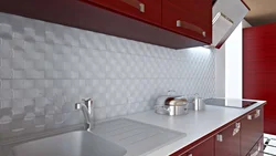 Kitchen aprons tiles real photo