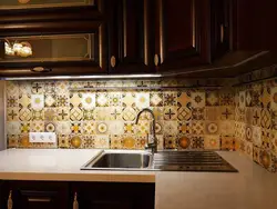 Kitchen Aprons Tiles Real Photo