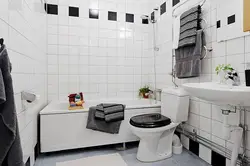 Белая плитка в ванной в хрущевке фото