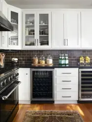 Kitchen Design With Black Stove