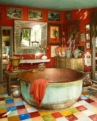 Bath interior boho