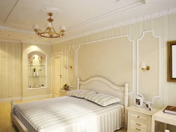 Bedroom ceiling in classic style photo