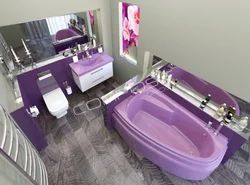Цветная ванна дизайн
