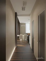 Design of the entrance to the kitchen from the corridor
