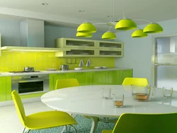 Салатовый цвет в интерьере кухни сочетание цветов