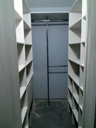 Storage room design in a one-room apartment
