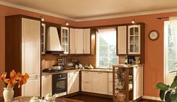 Corner kitchens with window sill design