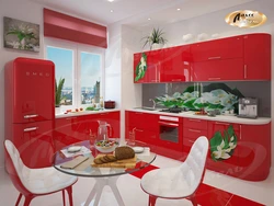 Kitchen Renovation Design Red