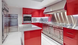 Ремонт На Кухне Дизайн Красный