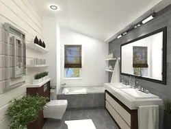 Ванная комната 6 м с окном дизайн