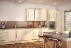 Kitchen design in apartments with individual heating