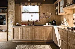 Wooden kitchen design project
