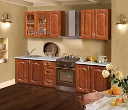 Kitchen color walnut photo