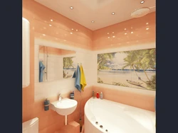 Peach blossom bath design