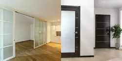 Interior doors in the interior of an apartment 2023